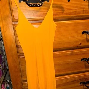 Yellow Midi Summer Dress
